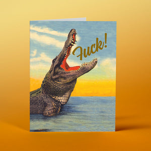 Offensive Delightful "Fuck!" Card