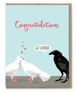 Modern Printed Matter “Congratulations (Get a Room)” Card