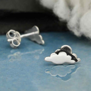 Nina Designs "Cloud" Stud Earrings