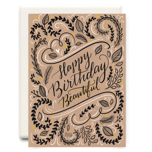 Inkwell Cards “Happy Birthday Beautiful” Card