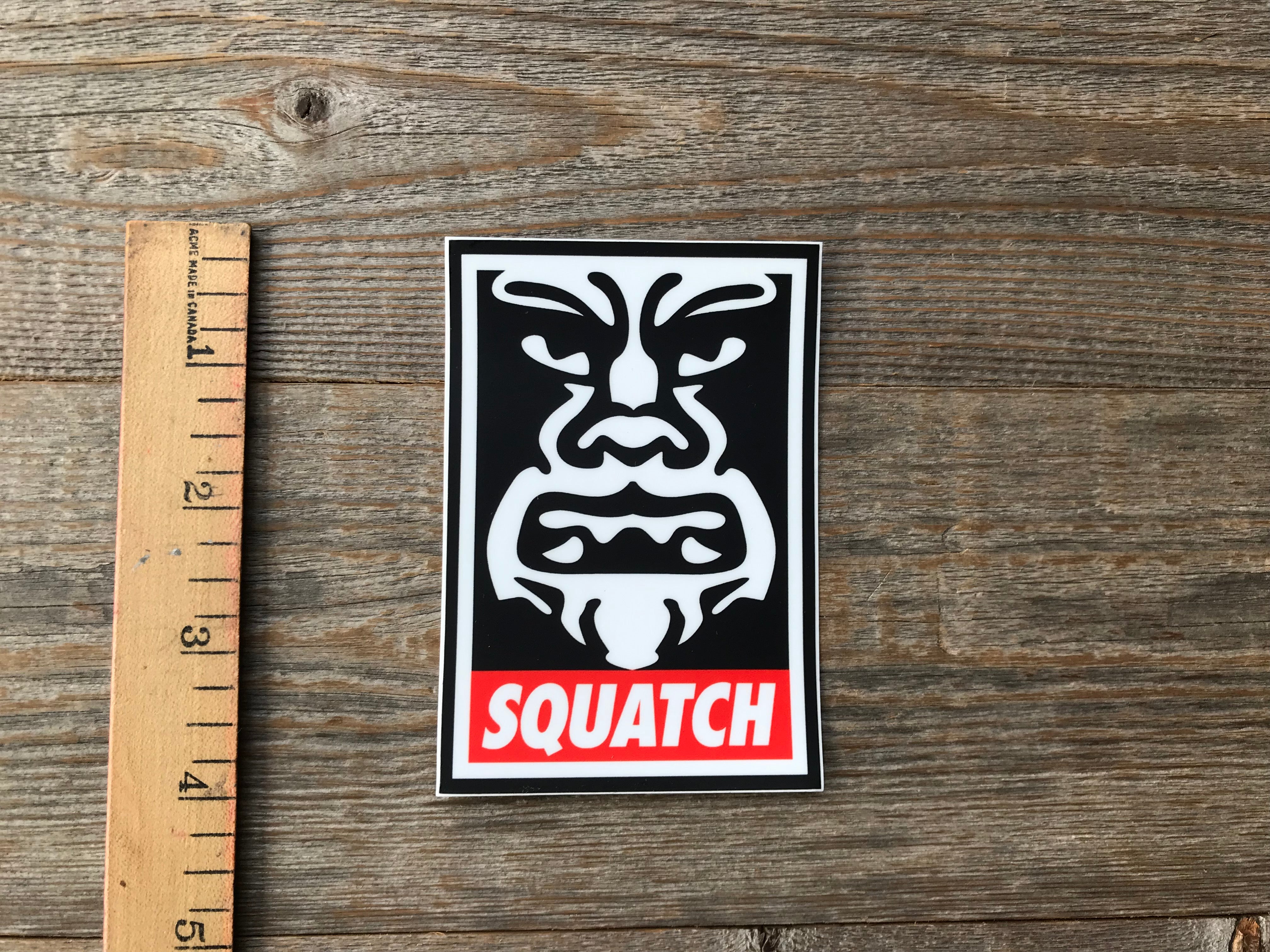Squatch Sticker