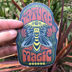 Bough & Antler "Nature is Magic" Sticker