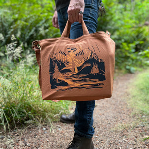 Sunlit Shores Canvas Duck Bag