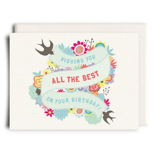Inkwell Cards “Wishing You All The Best” Card