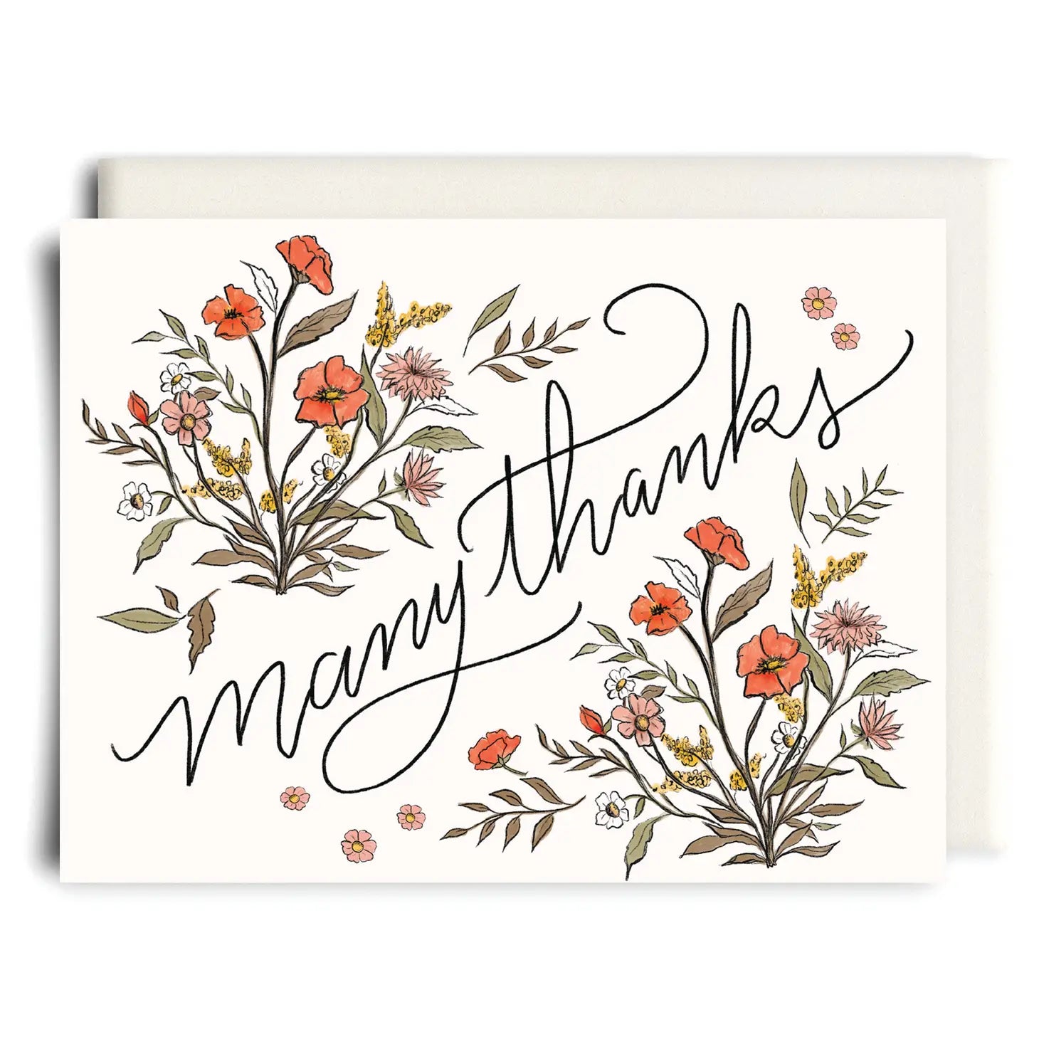 Inkwell Cards “Many Thanks” Card