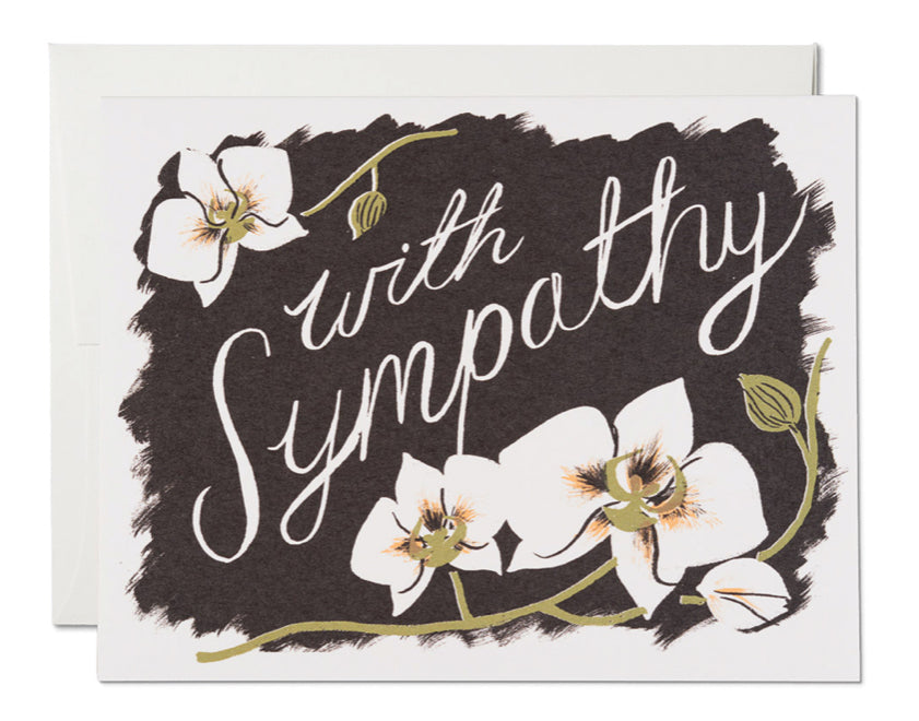 Red Cap Cards “With Sympathy” Card