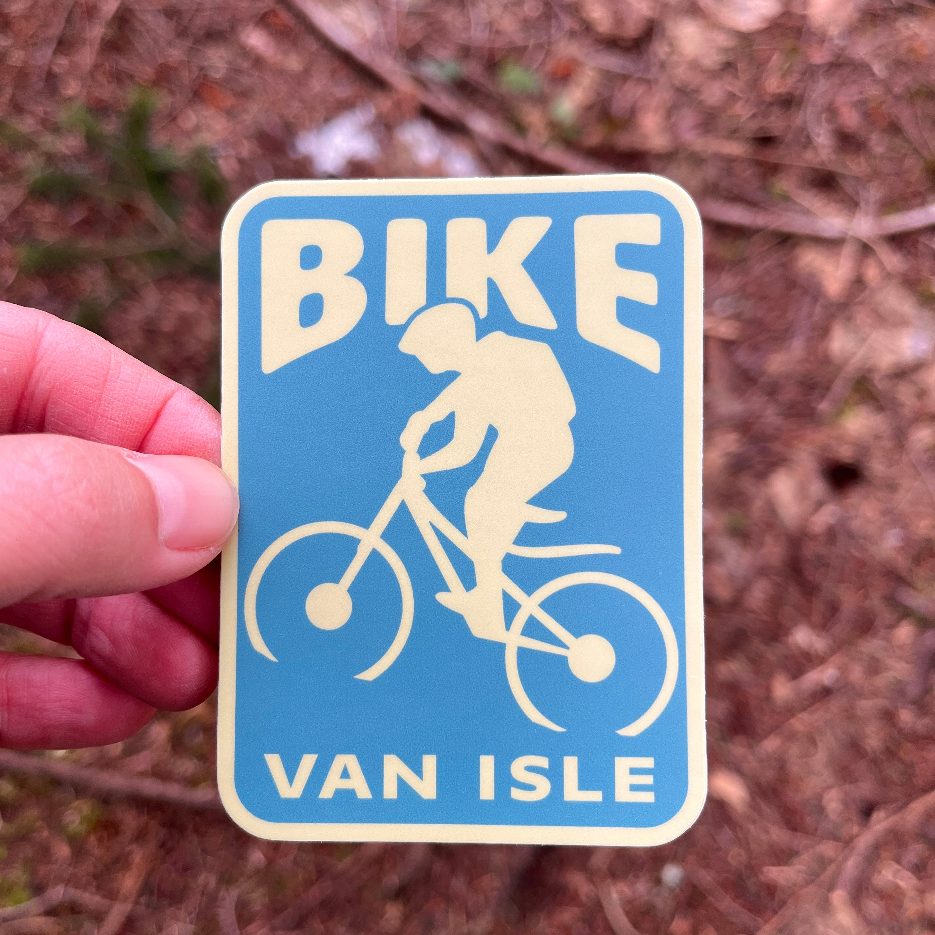 Bike Van Isle Sticker