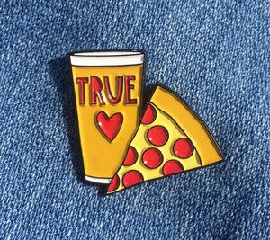 Near Modern Disaster “Beer & Pizza” Pin