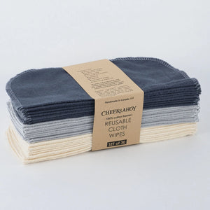 Cheeks Ahoy | Reusable Cloth Wipes 30/10