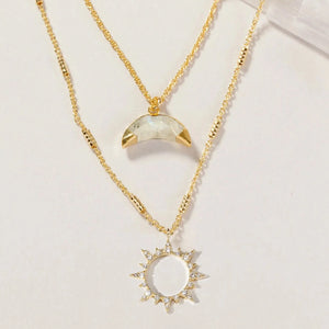 Luna Norte "Live by the Sun, Love by the Moon" Necklace Set
