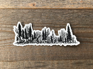 Bough & Antler Forest Ride Sticker
