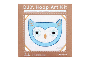 Kiriki Press “Owl” Embroidery Kit