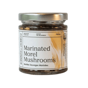 Forest for Dinner Marinated Morel Mushrooms