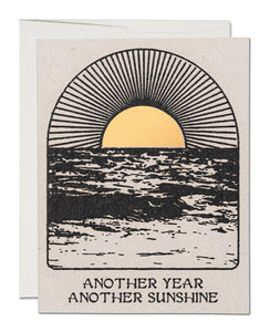 Red Cap Cards “Another Year, Another Sunshine” Card