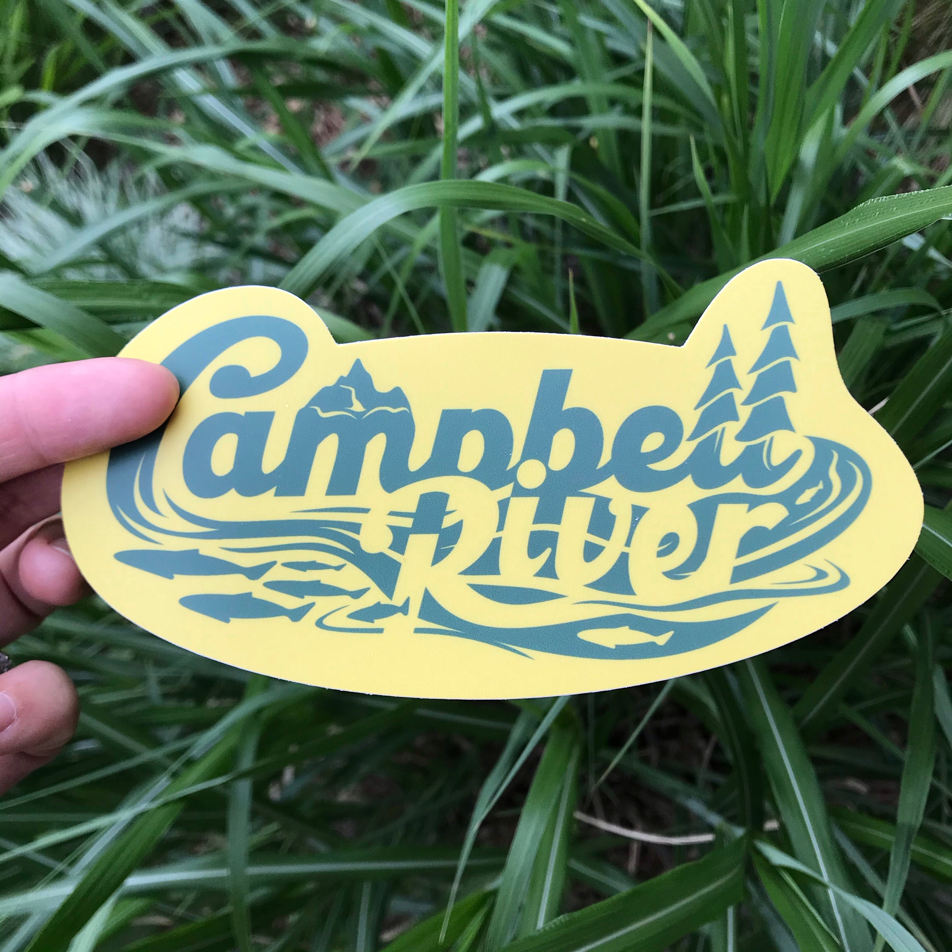 Campbell River Retro Sticker