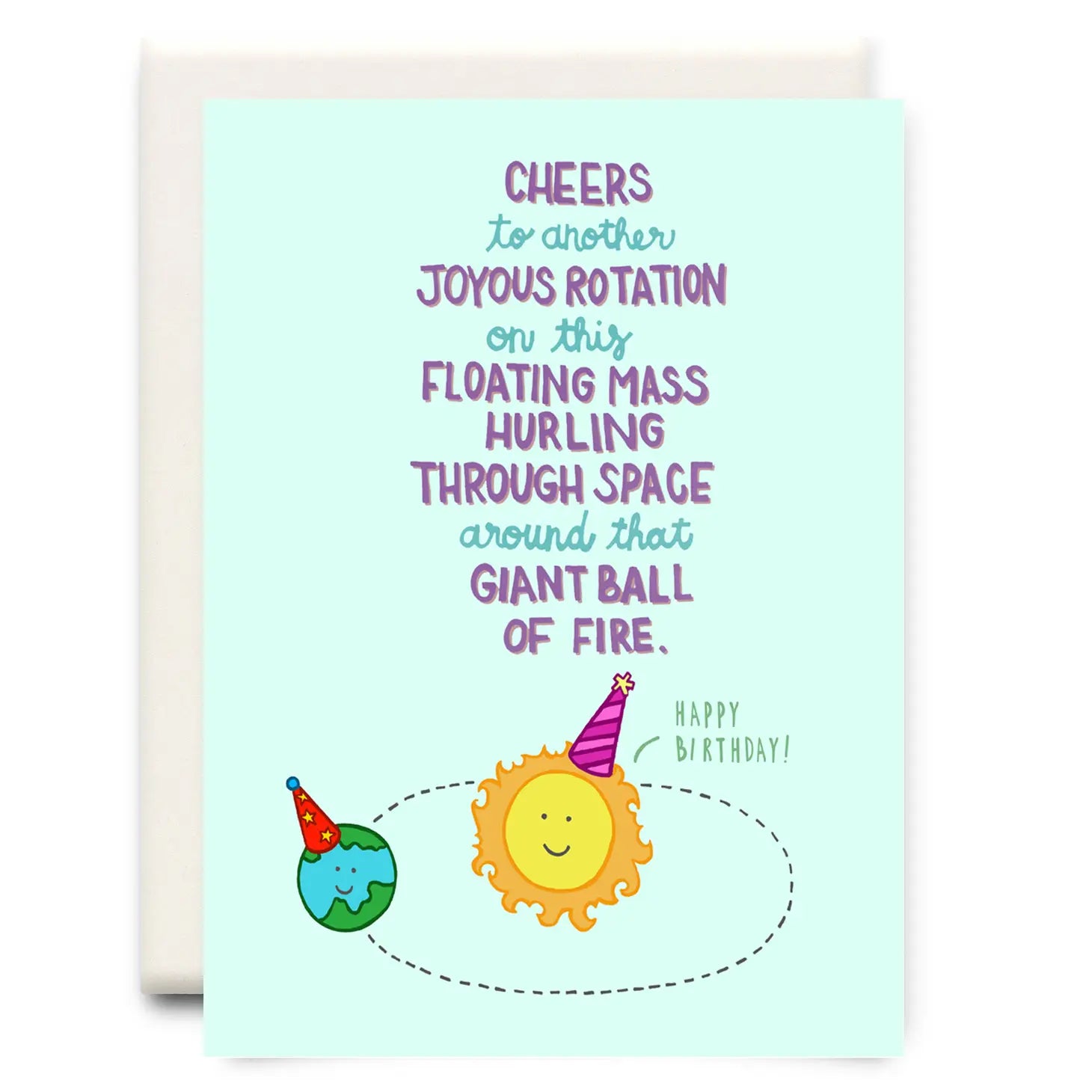 Inkwell Cards “Cheers to Another Joyous Rotation" Card