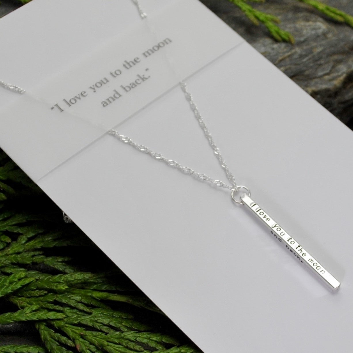 Elements Gallery Quote Bar Necklaces